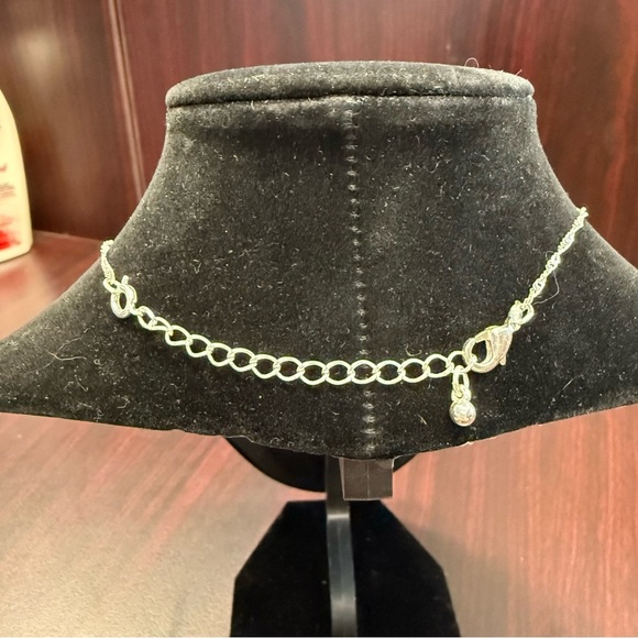 Avon Mary birthstone angel pendant Silver Necklace June Alexandrite color NIB - Picture 6 of 7